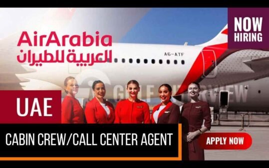 Air Arabia Careers As Cabin Crew or Call Center Agent