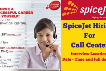 Spicejet hiring reservation executive