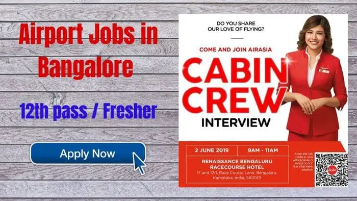 Airport Jobs in Bangalore for Freshers in July 2026