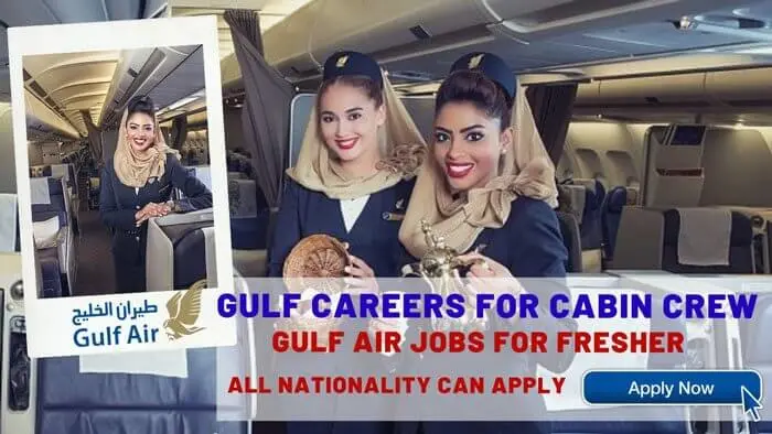Gulf Careers for Cabin Crew for Freshers in September 2026