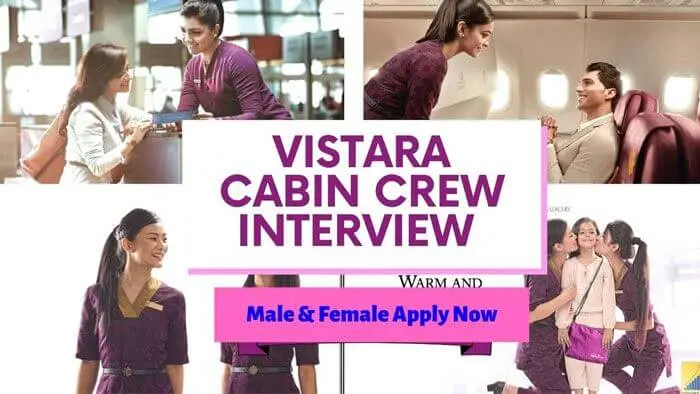 vistara cabin crew interview fresher