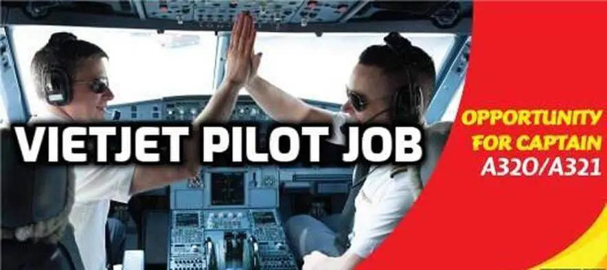 VietJet Pilot Jobs for Fresher to Experienced CPL Holders in December 2025