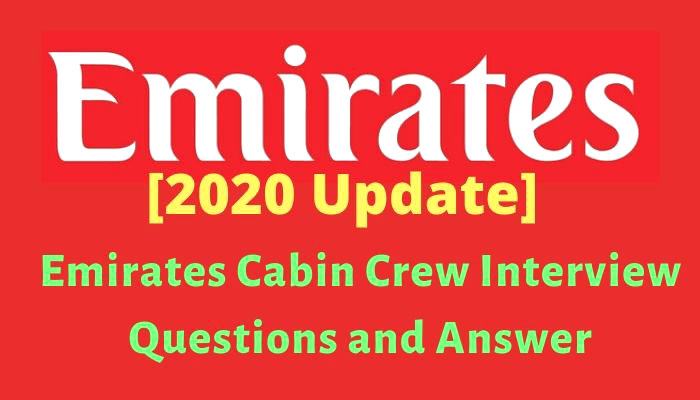 emirates cabin crew interview questions