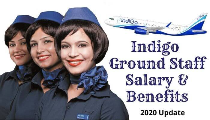 indigo ground staff salary