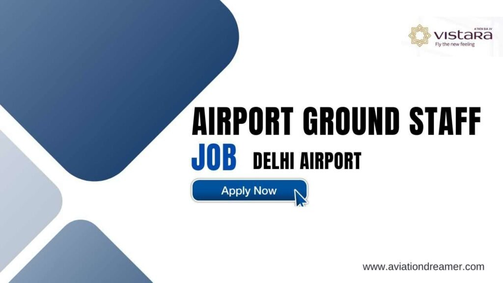 airport ground staff job fresher