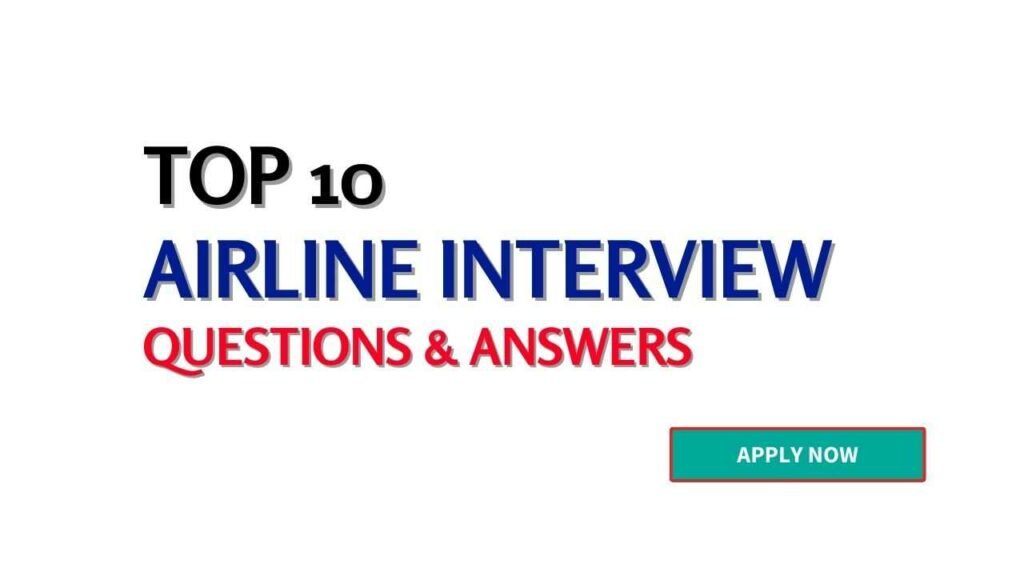airline interview questions answers